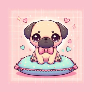 Kawaii Pug Dog T-Shirt