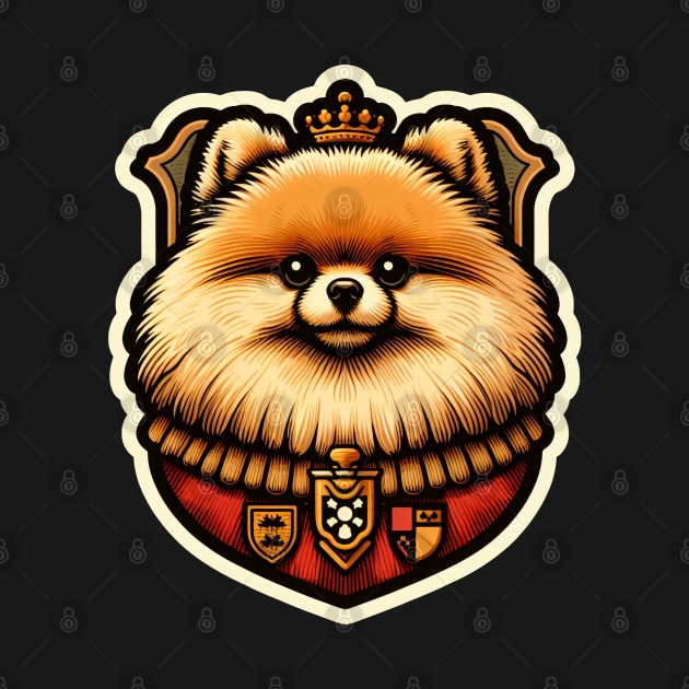 Pomeranian King Queen by k9-tee