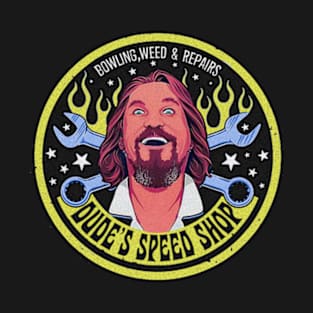 Dude's Speed Shop (Colour) T-Shirt