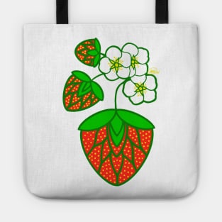 Strawberry Design Tote