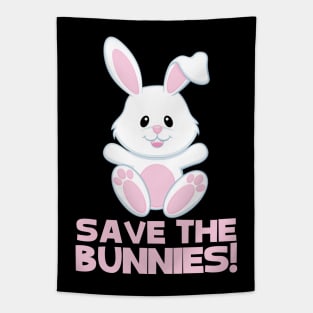 SAVE THE BUNNIES - CRUELTY FREE Tapestry