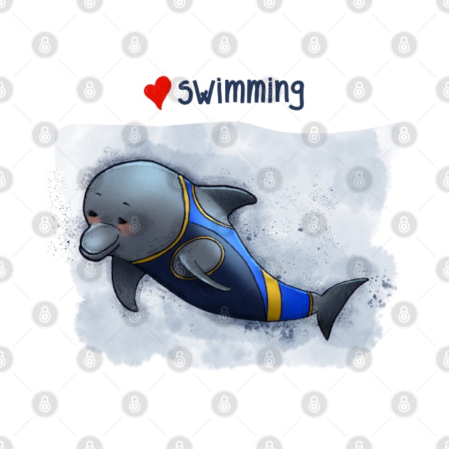 Love swimming by Alies