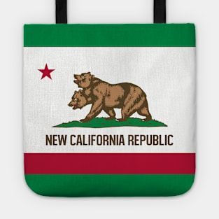 New California Republic Flag Two Headed Bear Tote