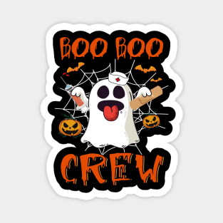 Boo Boo Crew Nurse Ghost Funny Halloween Costume Vintage Shirt Magnet