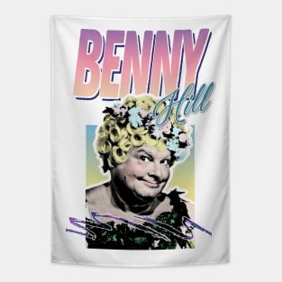 Benny Hill / 80s Retro Aesthetic Tribute Design Tapestry