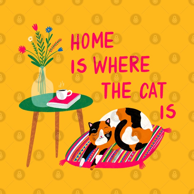 home is where the cat is by Julia Gosteva