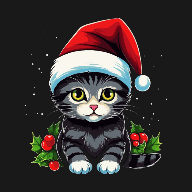 American Shorthair Christmas by JH Mart