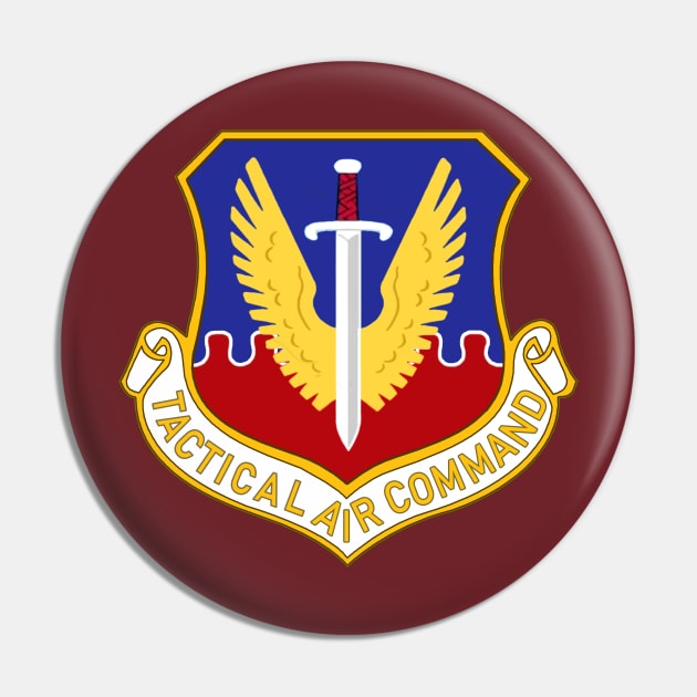 Tactical Air Command Crest (Small) Pin by John_Matthews_Art