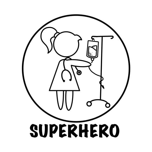 Nurse superhero by drew.art