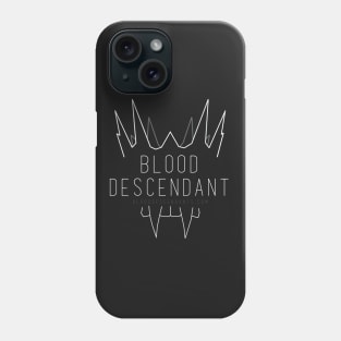 Blood Descendant Crown & Fangs Phone Case