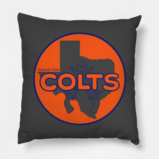 Original Houston Colt .45s Baseball Pillow by LocalZonly