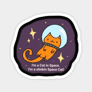 Mavis the Space Cat Magnet