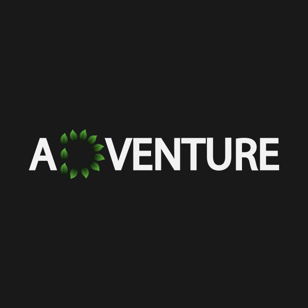 Adventure typographic logo design by DinaShalash