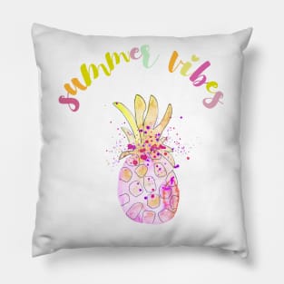 Pineapple summer vibes Pillow