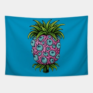 Scary Pineapple Tapestry