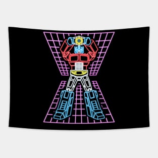 Optimus prime neon Tapestry