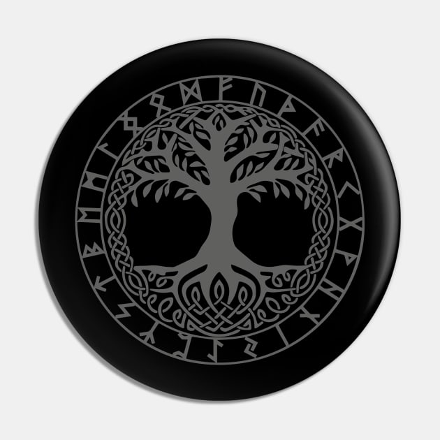 Yggdrasil Pin by DarkChoocoolat