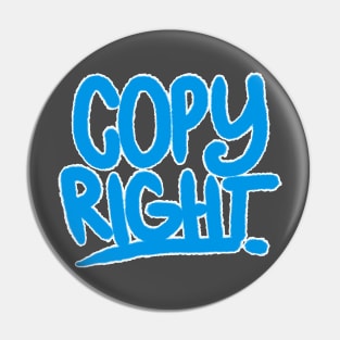 Copy Right Pin
