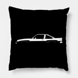 Opel Manta 400 (B) Silhouette Pillow