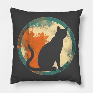 Retro Kitty Pillow