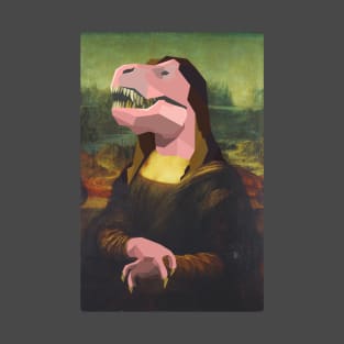 T-rex Gioconda Monna Lisa T-Shirt