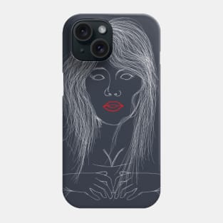 mysterious woman Phone Case