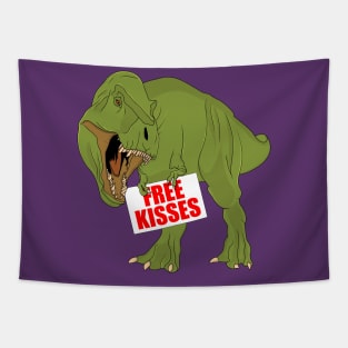 Free kisses trex Tapestry