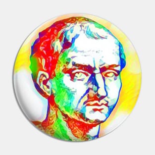 Anicius Manlius Severinus Boethius Colourful Portrait | Boethius Artwork 11 Pin