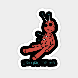 Praying For You - Funny Voodoo Doll Magnet