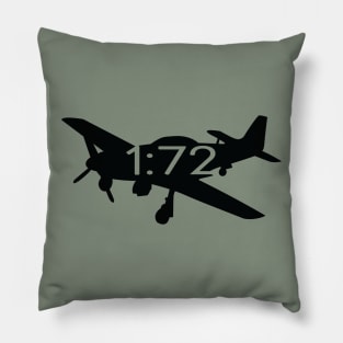 1:72 Plane (light colors) Pillow