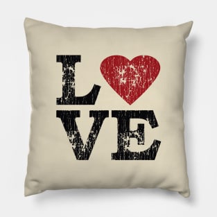 Valentines Day LOVE with heart Pillow