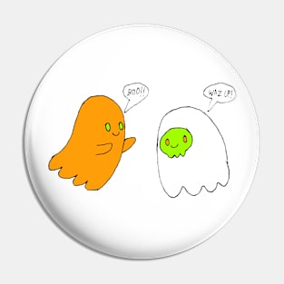 Cute Ghosts Pin