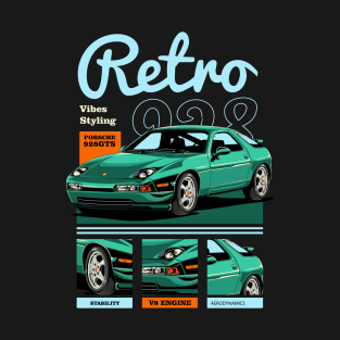 Nostalgic Porsche 928GTS T-Shirt