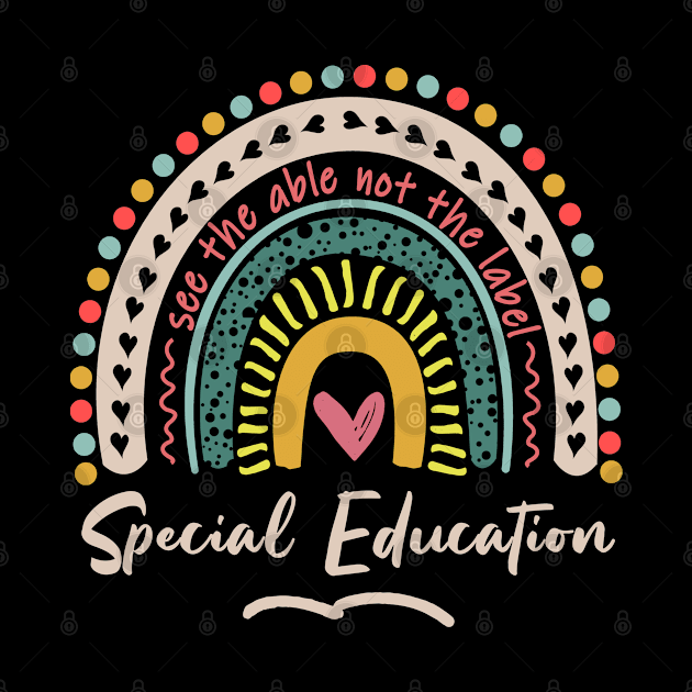 Special Ed Rainbow Teacher Back To School by mohazain