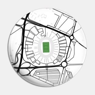 Stadio San Nicola Map Design Pin