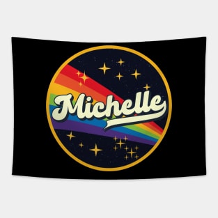 Michelle // Rainbow In Space Vintage Style Tapestry