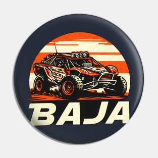 Baja Race Car Pin