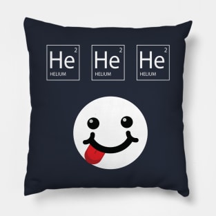 Atomic Symbol of Helium, He Pillow