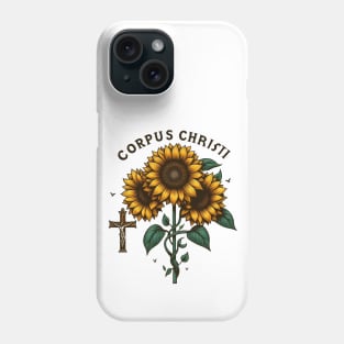 Corpus Christi Sunflower Phone Case