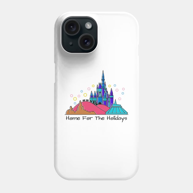 Home for the Holidays Phone Case by World of Walt