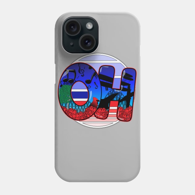 Ohio Themed Phone Case by BunnyRags