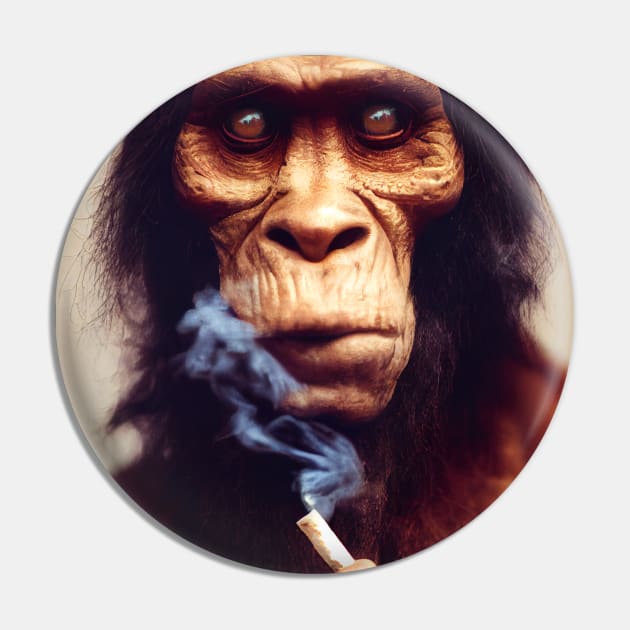 Smoker Neanderthal man Pin by Nysa Design