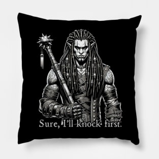 Half-Orc Rogue Pillow