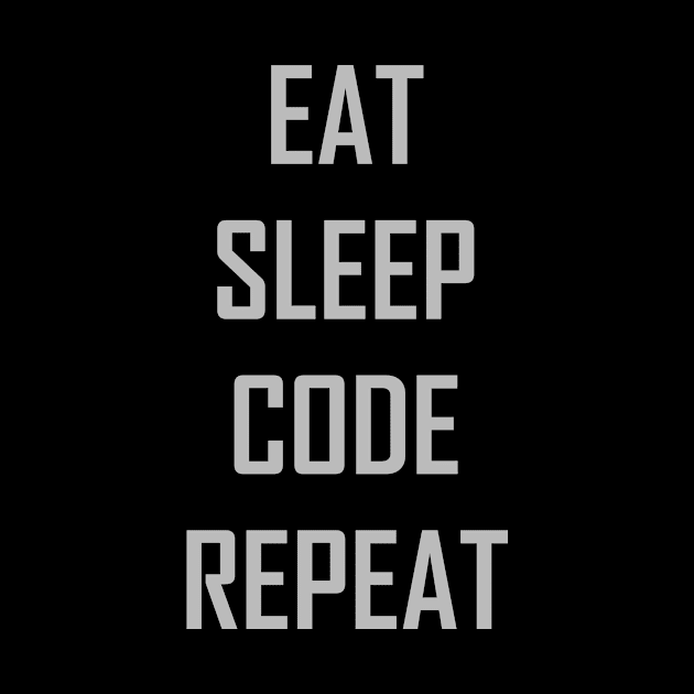 Eat sleep code repeat by YiannisTees