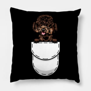 Poodle Pocket Dog Pillow