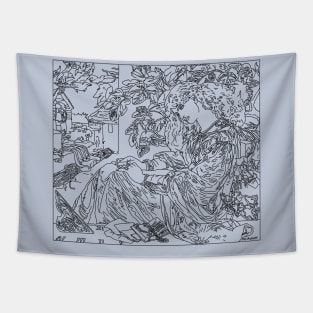 Dante Gabriel Rossetti "Pia de' Tolomei" Tapestry