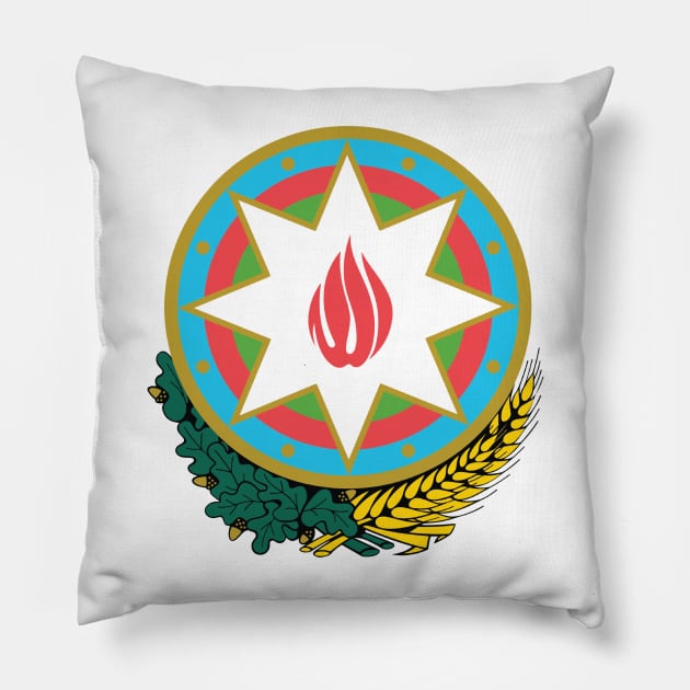 Azerbaijan Pillow by Wickedcartoons