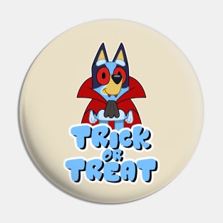 Bluey DAD Happy Halloween - Trick or treat Pin