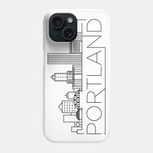 Portland Minimal Skyline Phone Case