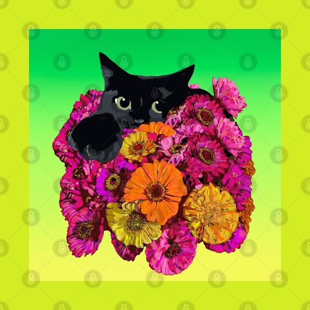 Bouquet of Black Cat Flowers by TAP4242